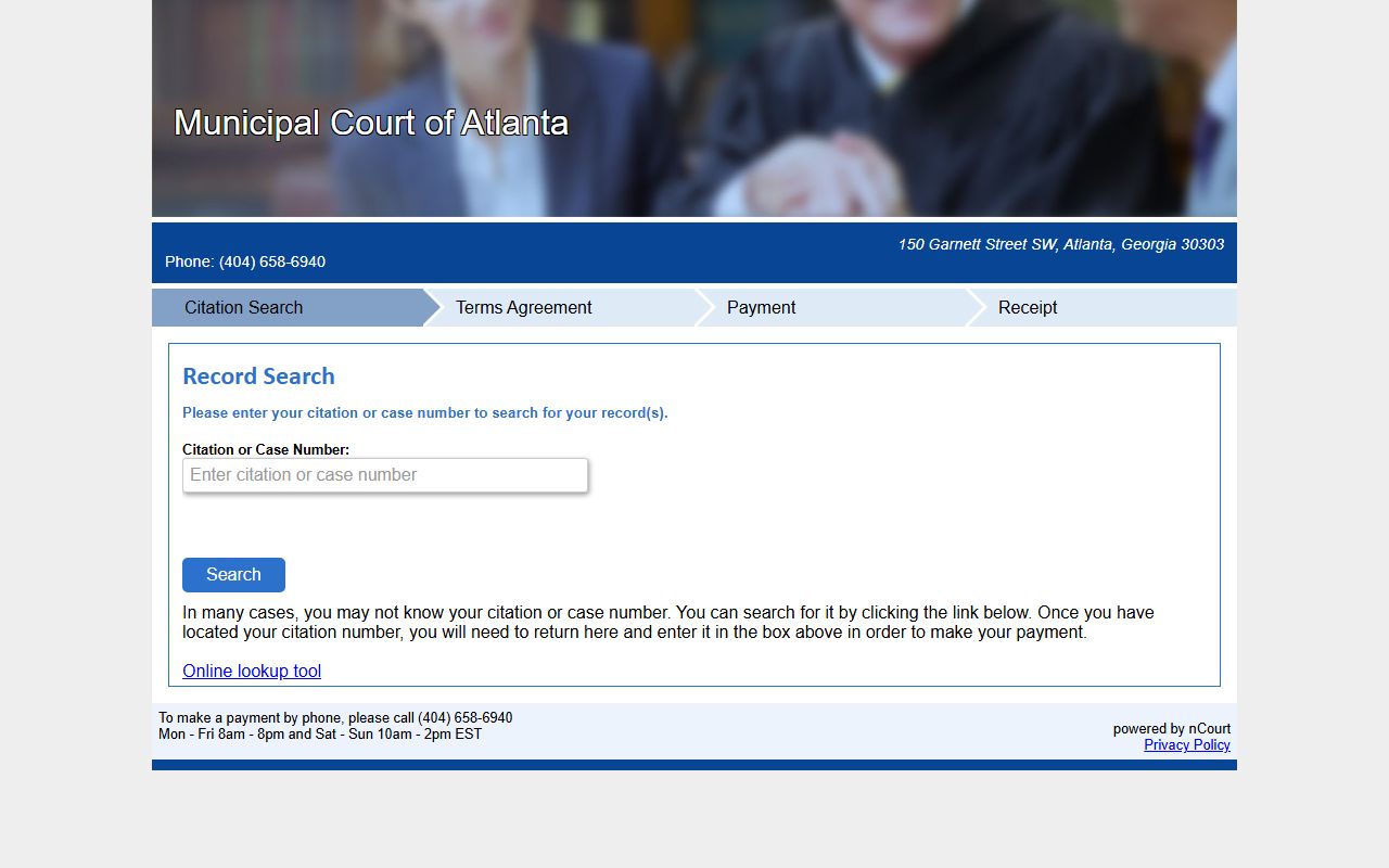 Atlanta Traffic Court Records source image