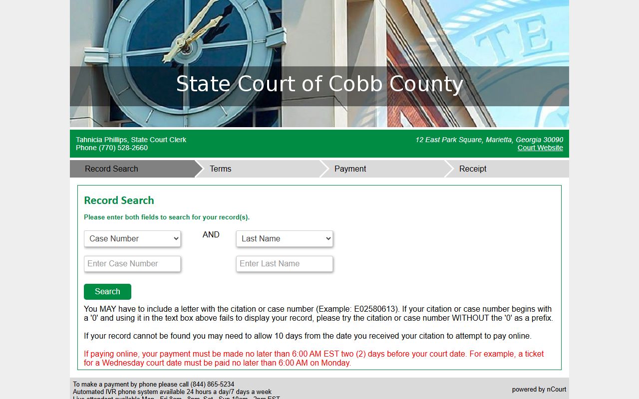 Cobb Traffic Court Records source image