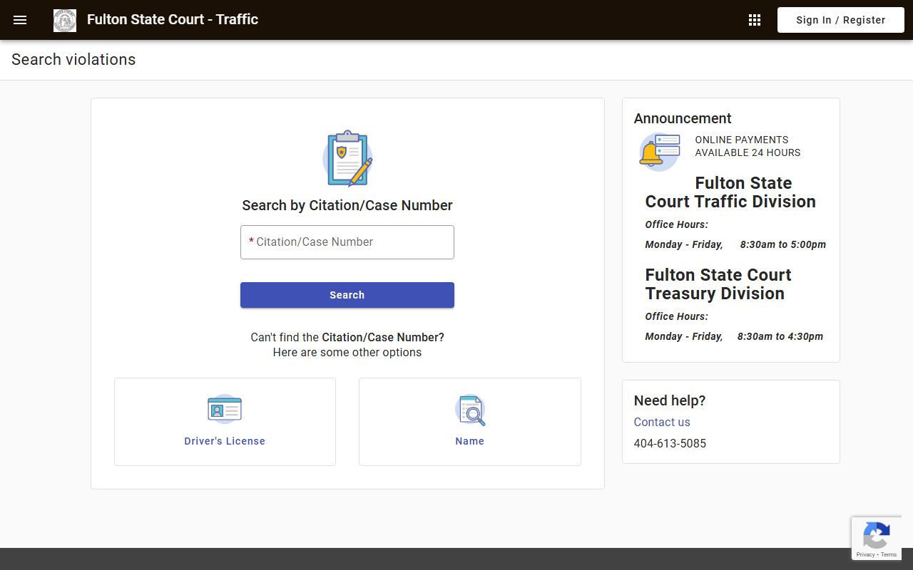 Fulton Traffic Court Records source image