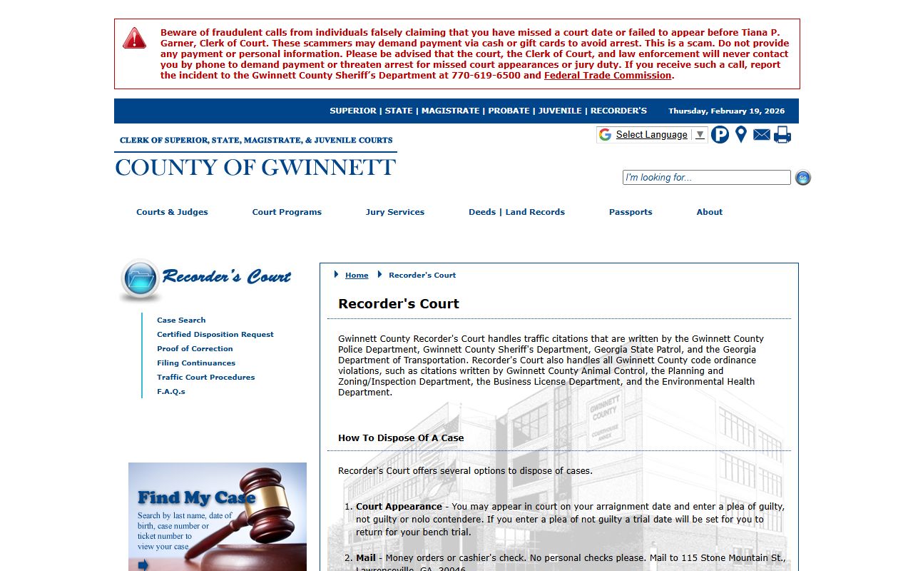 Duluth Traffic Court Records source image