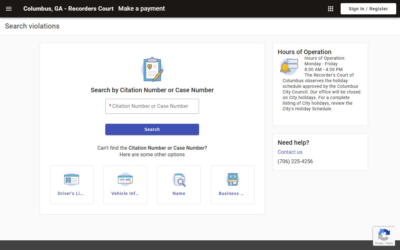 Columbus Traffic Court Records source image