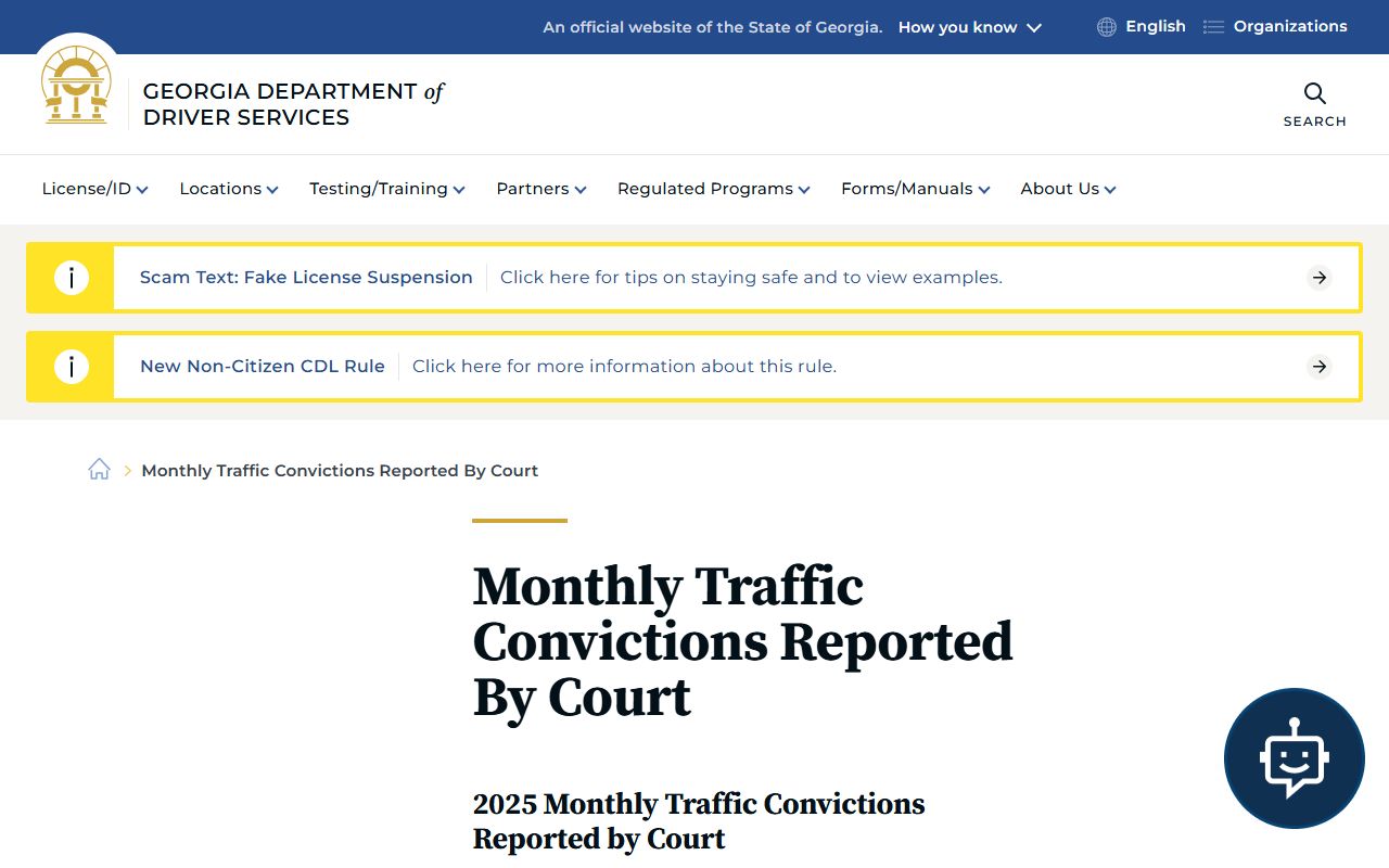 Georgia Traffic Court Records source image